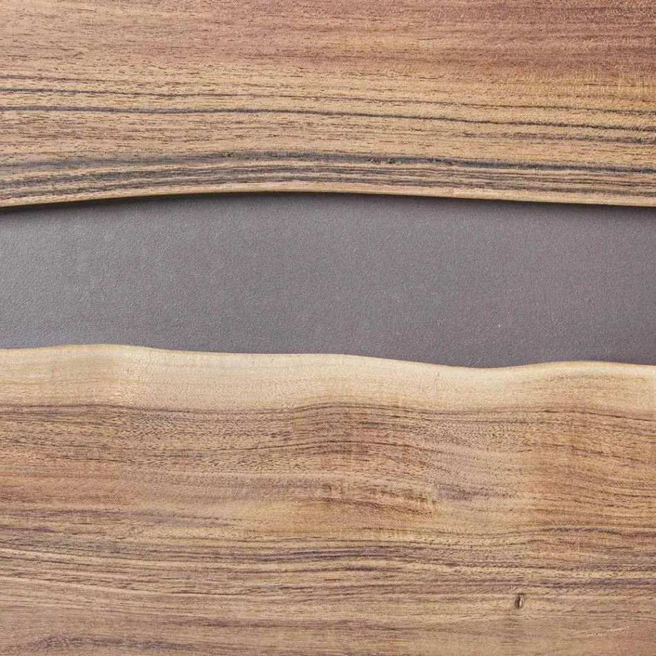 Mobil skänk 4 Dörrar Acacia Wood Naturalistic Homemotion - Maramero Viadurini