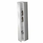 Kolumn Badrumsmöbler 6 hyllor med dörr i 4 ytor - Antanta Viadurini