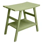 Modernt badrumsskåp med grön hylla och handdukskrokar - Crina Viadurini