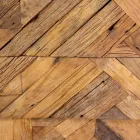 Vardagsrumsskåp i svart metall med 3 trälådor - Wreck Viadurini