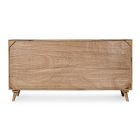 Möbelskänk i Sheesham Wood Design med 4 dörrar Homemotion - Fregene Viadurini