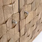 Möbelskänk i Sheesham Wood Design med 4 dörrar Homemotion - Fregene Viadurini