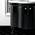 Modernt skåp med två glansiga lackerade dörrar tillverkat i Italien - godis Viadurini