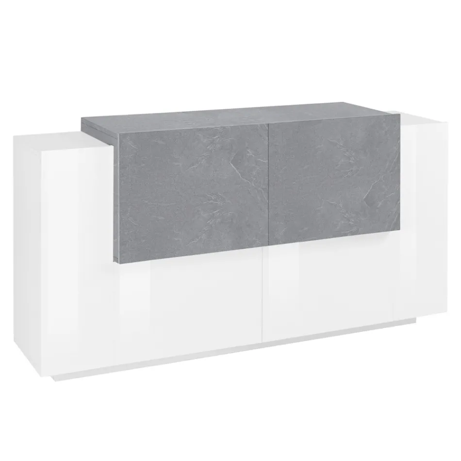 Vardagsrumsmöbler 2 Dörrar och 2 Dörrar i Trä 2 Finisher - Therese Viadurini