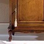 Klassisk telefonhållare i trä med dörr tillverkad i Italien - Richard Viadurini