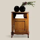 Klassisk telefonhållare i trä med dörr tillverkad i Italien - Richard Viadurini