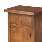 Telefonskåp i patinerad valnöt tillverkad i Italien - Atunis Viadurini