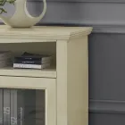 TV-bänk med 2 dörrar och 3 öppna fack Tillverkad i Italien - Ymir Viadurini