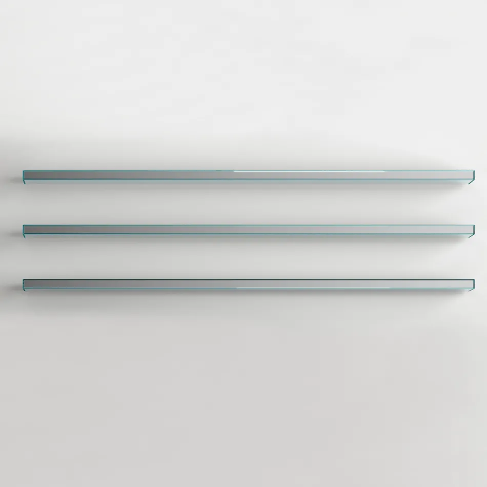 TV-bänk med 3 hyllor och gångjärnsförpackning Made in Italy - Roman Viadurini