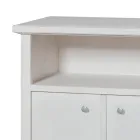 TV-bänk med öppet fack och 2 dörrar Made in Italy - Alpan Viadurini