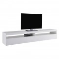 TV-skåp i vitt trä eller skiffer för vardagsrum 2 storlekar - Laurent