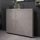 Multifunktionellt roterande skåp med TV-ställ och integrerat bord Tillverkat i Italien - Illusione Viadurini