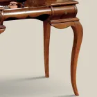 Klassiskt sminkbord i valnötsträ Tillverkat i Italien - Hastings Viadurini