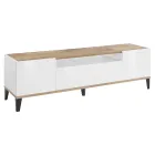 Mobil-TV i melamin 2 rum och 1 låda Tillverkad i Italien - Florentino Viadurini