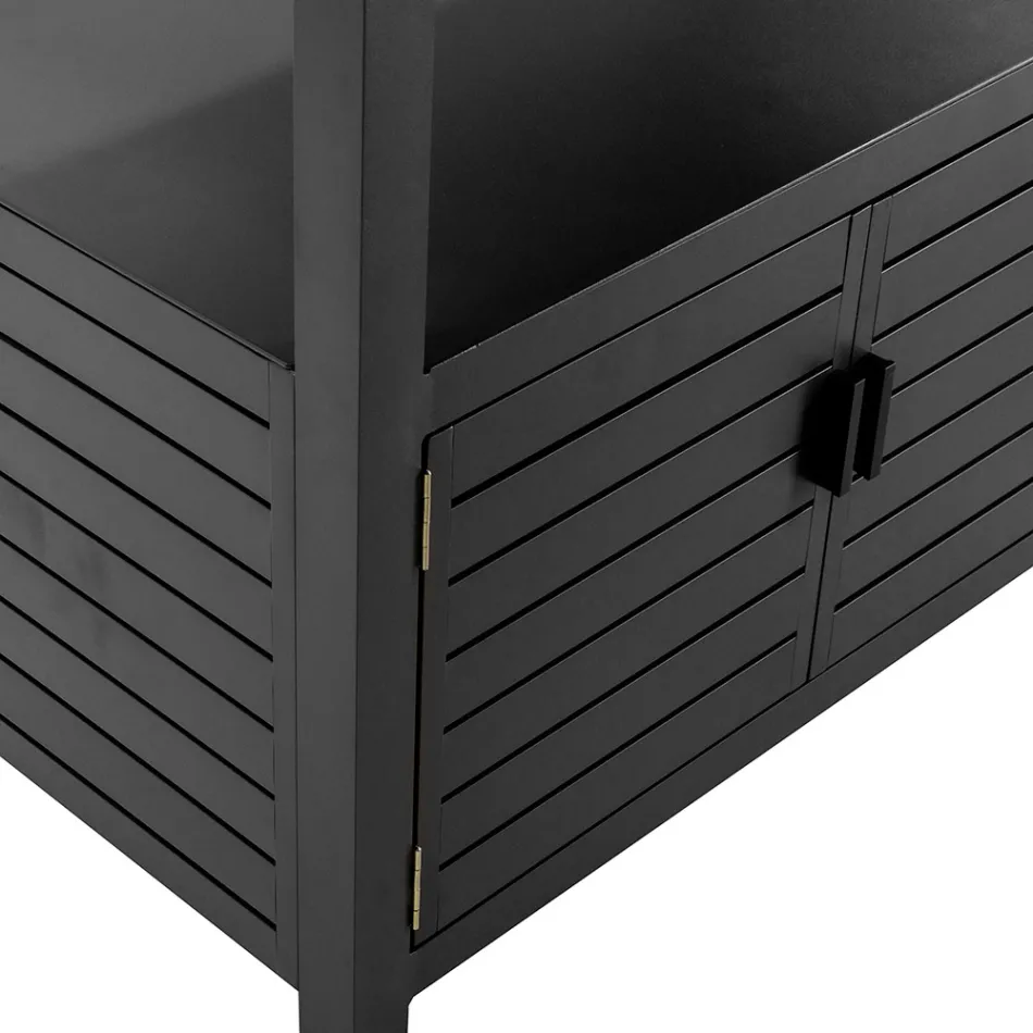 Utomhusskåp i aluminium med 2 dörrar - Kamera Viadurini