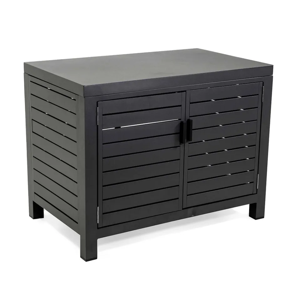 Utomhusskåp i aluminium med olika ytbehandlingar - Kamera Viadurini