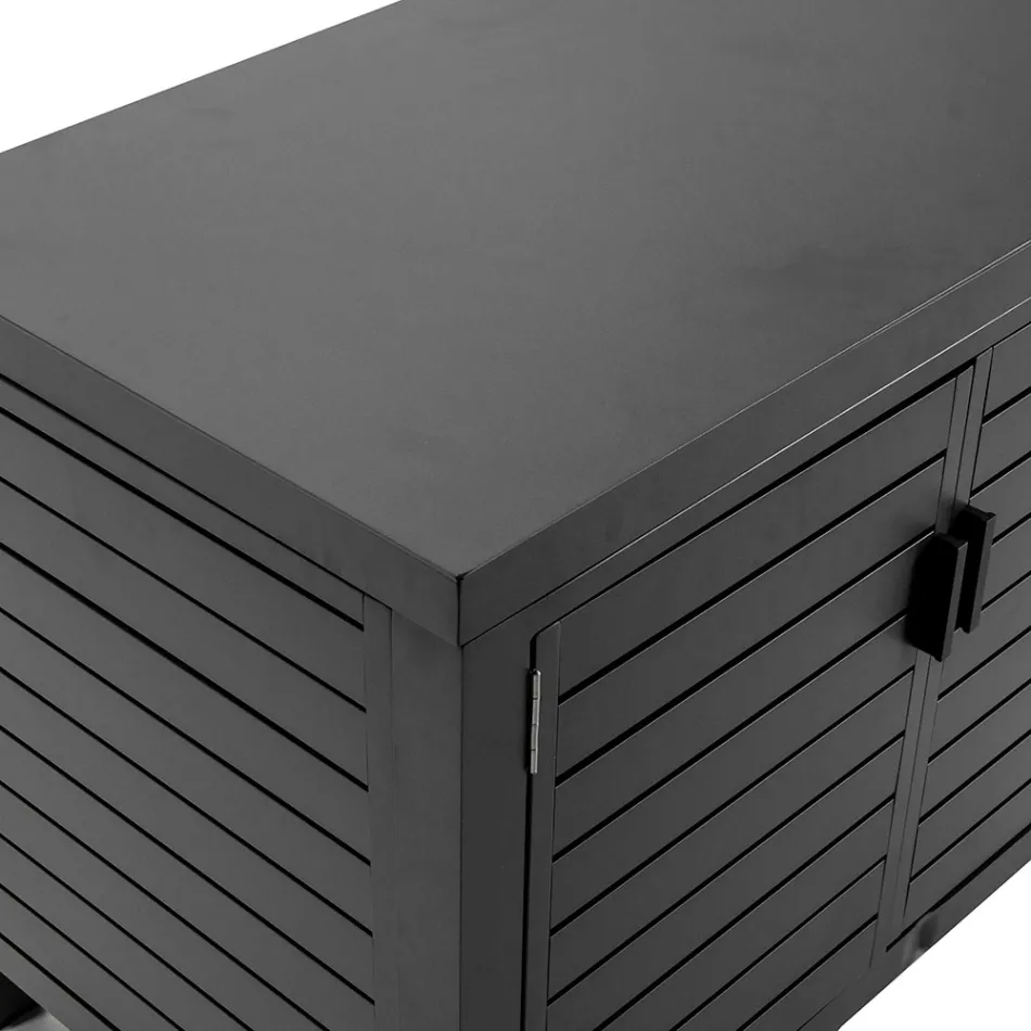 Utomhusskåp i aluminium med olika ytbehandlingar - Kamera Viadurini