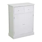 Träskåp för inomhusbruk med 2 dörrar och 2 lådor - Meduse Viadurini