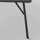 My Home Mek soffbord MDF antracitgrå design L79xH39cm gjorde Italien Viadurini