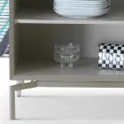 My Home Mirage design skänk i lackad MDF H71xL210cm tillverkad i Italien Viadurini