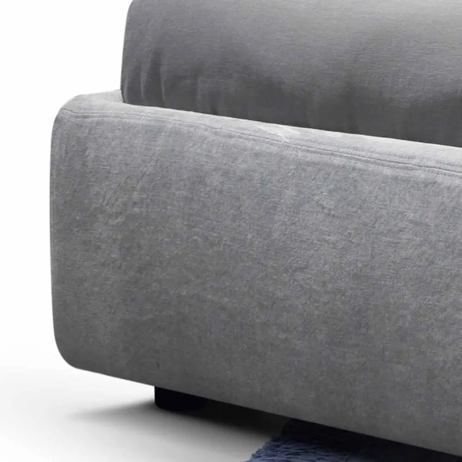 My Home Sleepway stoppad dubbelsäng 180x90cm gjord i Italien Viadurini