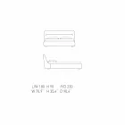 My Home Sleepway stoppad dubbelsäng 180x90cm gjord i Italien Viadurini