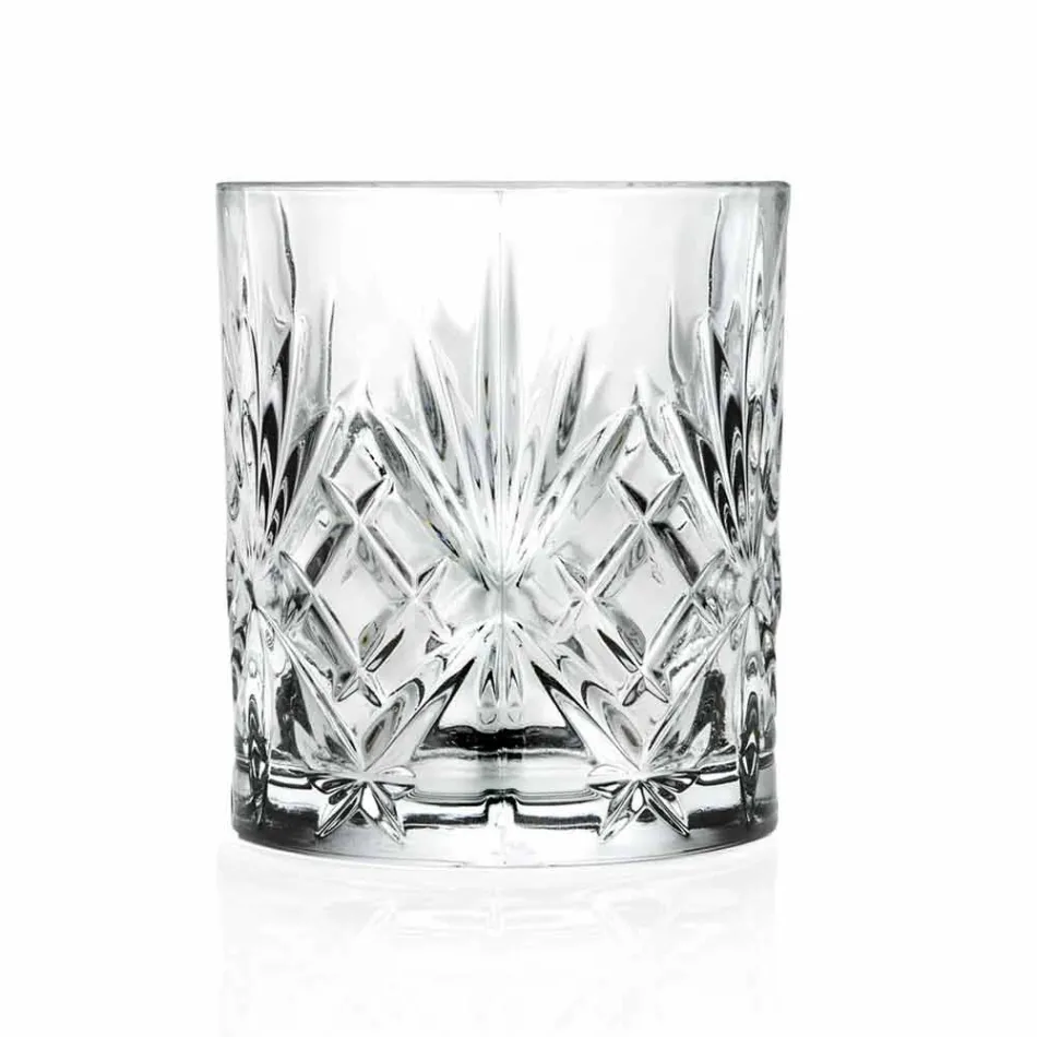Gammaldags Tumbler Låg Cocktailglasögon 12 stycken Crystal - Cantabile Viadurini
