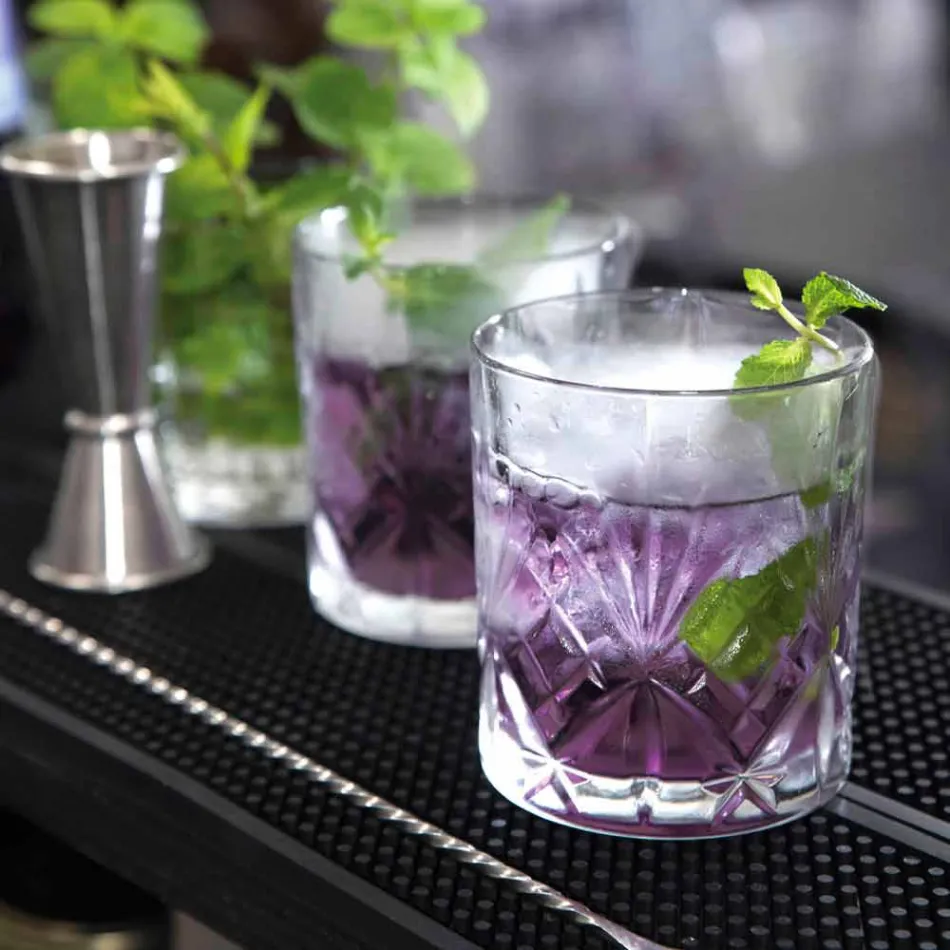 Gammaldags Tumbler Låg Cocktailglasögon 12 stycken Crystal - Cantabile Viadurini