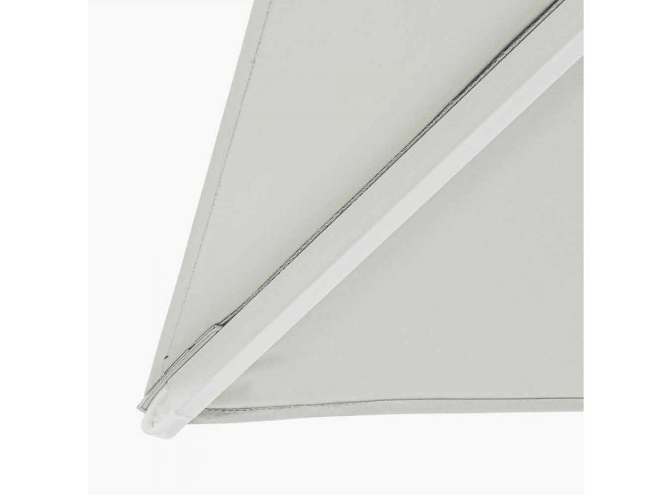 2x3 utomhusparaply i polyester med aluminiumkonstruktion - Fasma Viadurini