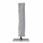 3x3 utomhusparaply med ljusgrå duk och antracitstruktur - Dalton Viadurini