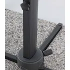 Trädgårdsparaply 3x4 med ljusgrått polyester - Dalton Viadurini