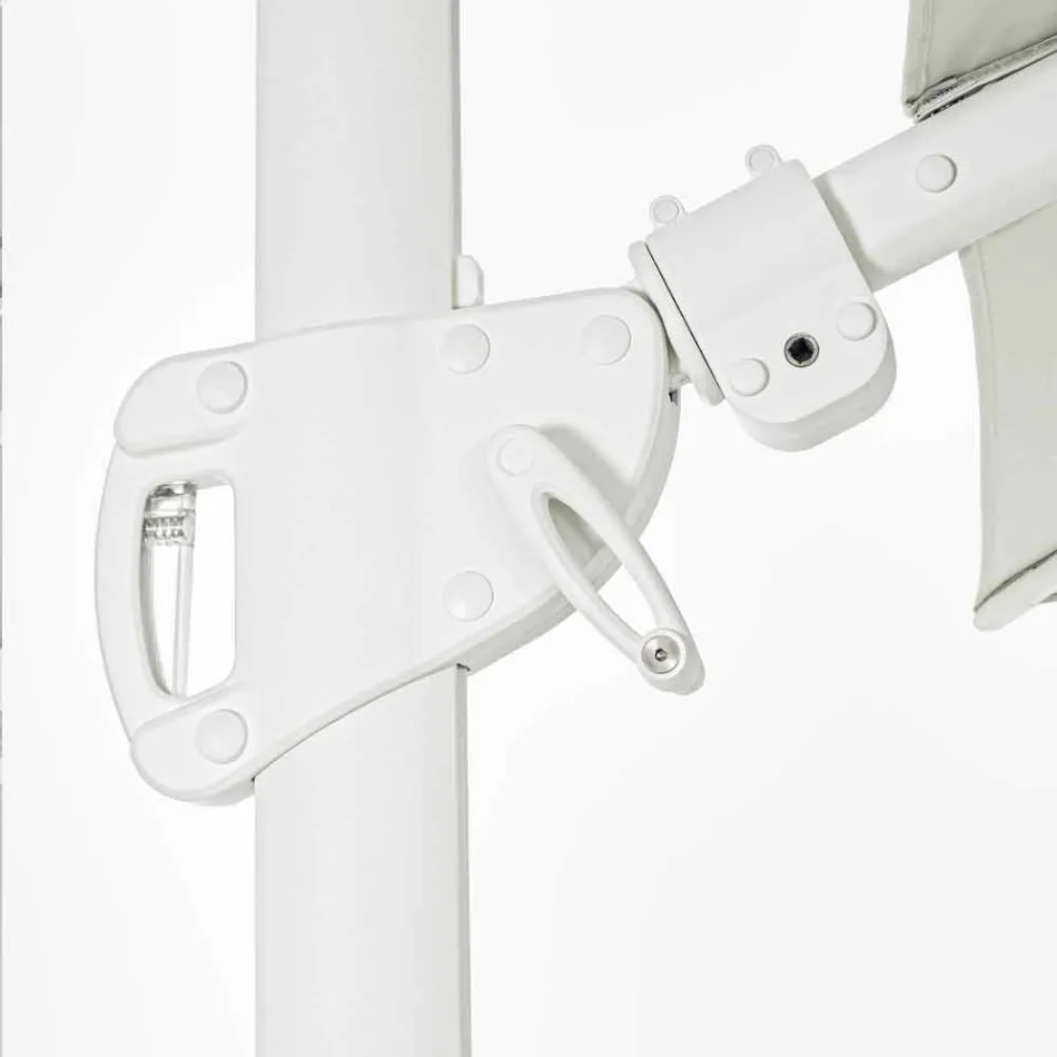 Trädgårdsparaply av 3x4 aluminium med polyestertyg - Fasma Viadurini