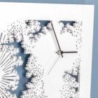 Designväggklocka i vitt trä eller rektangulär duva - Artificio Viadurini