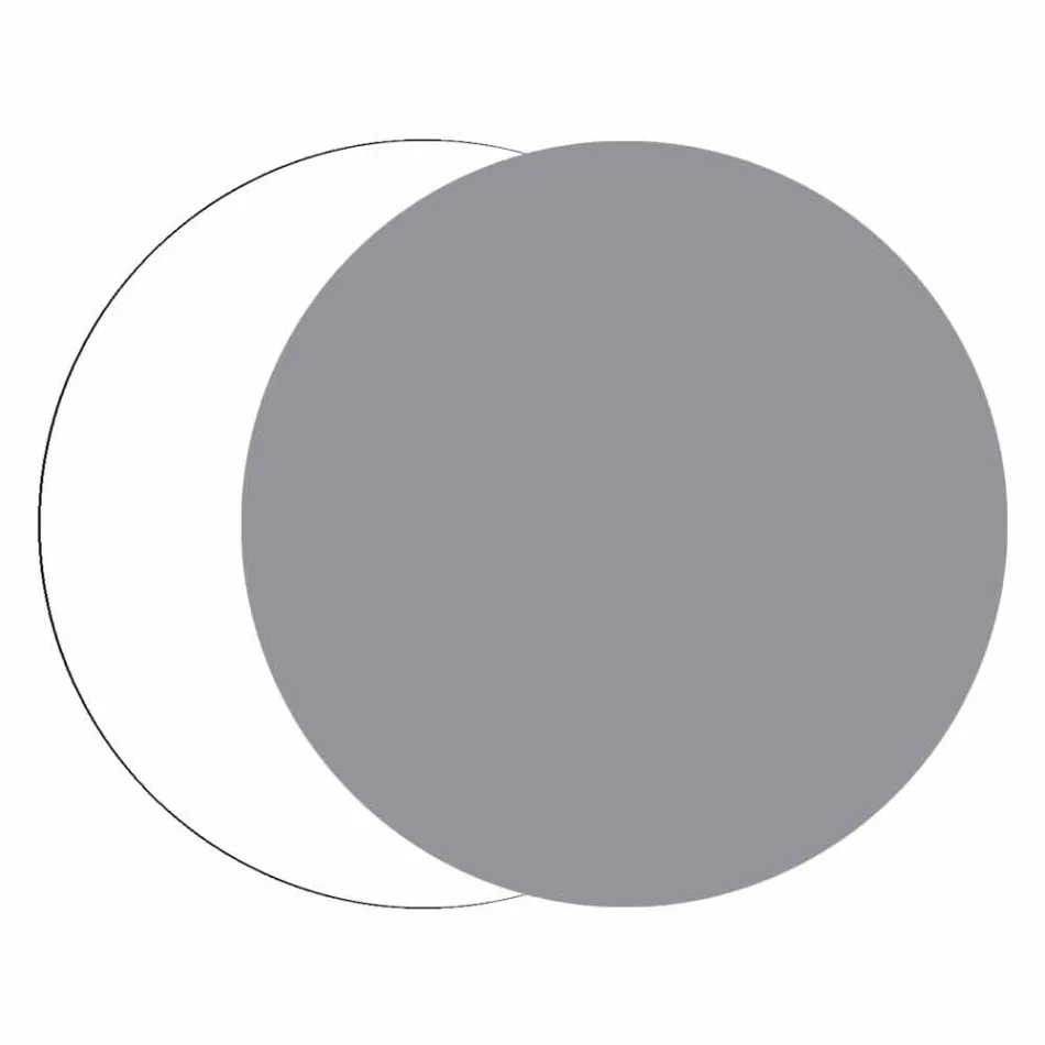 Stor väggklocka i färgad trä sexkantig modern design - Nidodape Viadurini