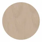 Väggklocka i ljust eller mörkt trä med modern blommadesign - Aquilegia Viadurini