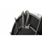 Modern design rund väggklocka i järn och MDF - Hope Viadurini