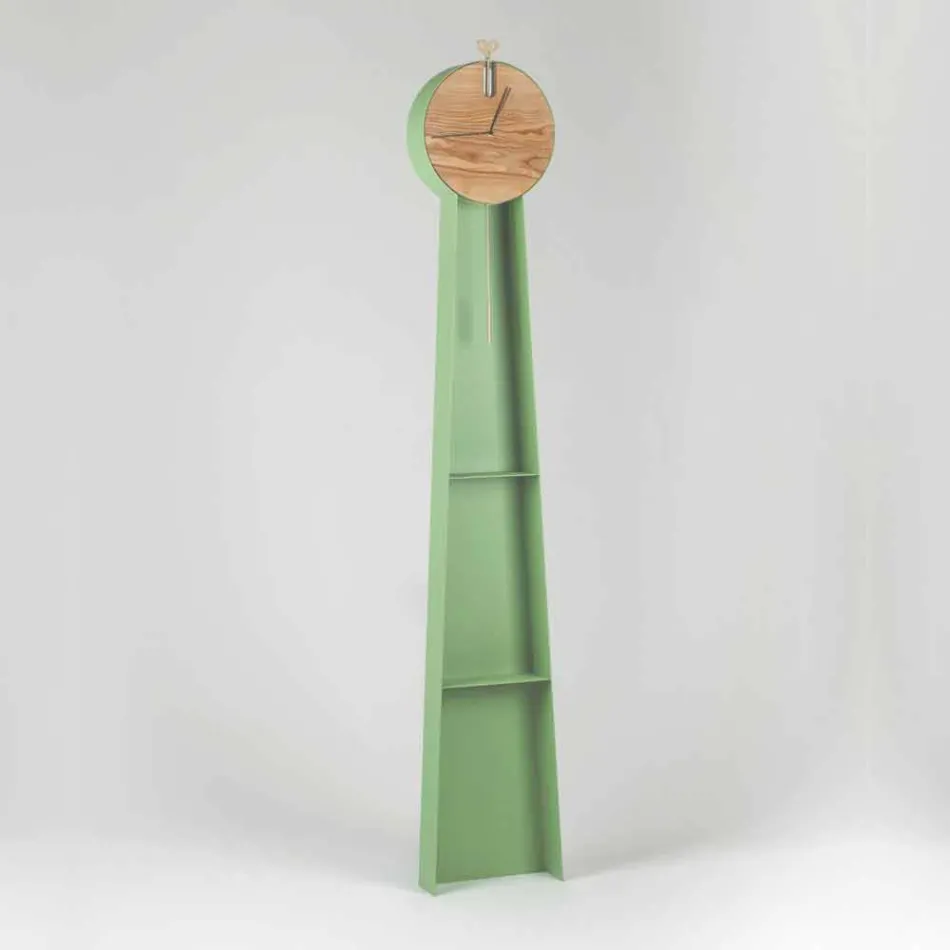 Design Pendelklocka med stålkonstruktion Tillverkad i Italien - Pendolino Viadurini