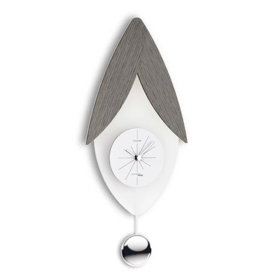 Pendelklocka i Bisatin Metakrylat Tillverkad i Italien - Jättebra Viadurini