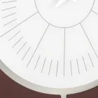 Väggklocka i metakrylat och linnedram Tillverkad i Italien - Battito Viadurini