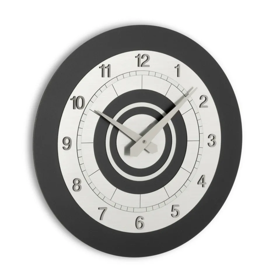 Väggklocka i PVC med olika färgnyanser Tillverkad i Italien - Flux Viadurini