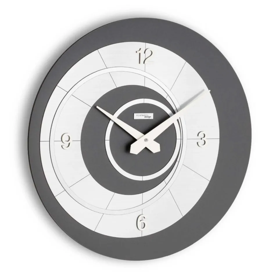 PVC Väggklocka i 3 olika ytbehandlingar Tillverkad i Italien - Snabbt Viadurini