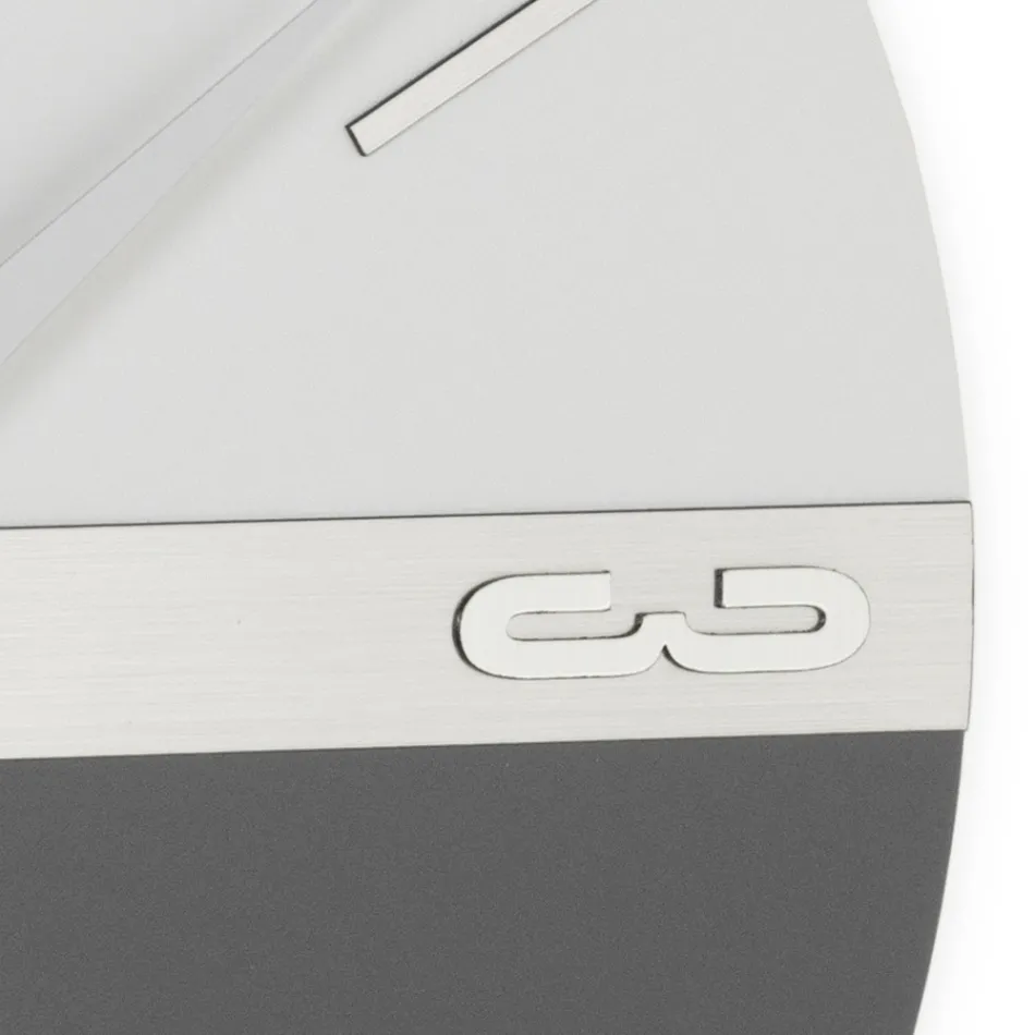 Väggklocka i halvförstorad PVC med hög densitet Tillverkad i Italien - Ritmo Viadurini