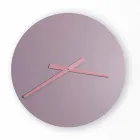 Stor färgad modern väggklocka i rund trä - Dione Viadurini