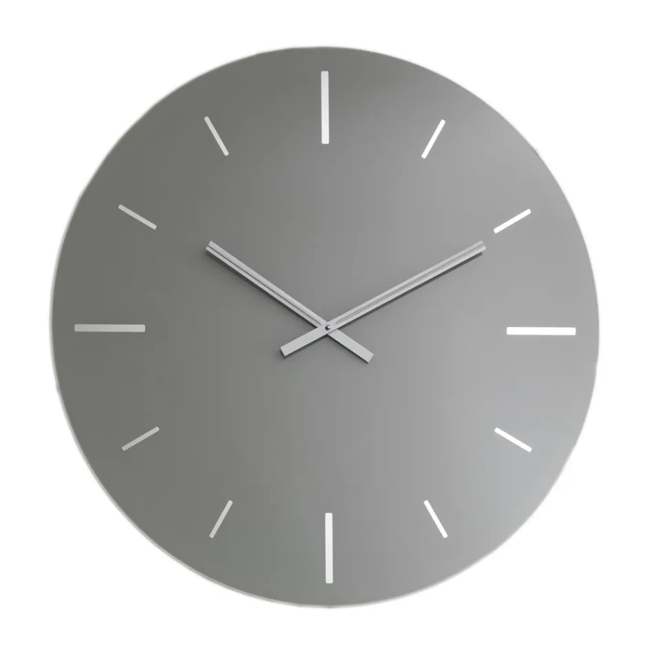 Rund design färgad akryl kristall väggklocka - Zaronte Viadurini