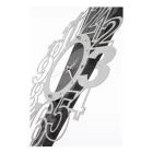 Väggklocka i järn med utropstecken Tillverkad i Italien - Hand Viadurini