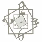 Modern järnväggklocka geometrisk design tillverkad i Italien - Procida Viadurini