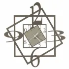 Modern järnväggklocka geometrisk design tillverkad i Italien - Procida Viadurini