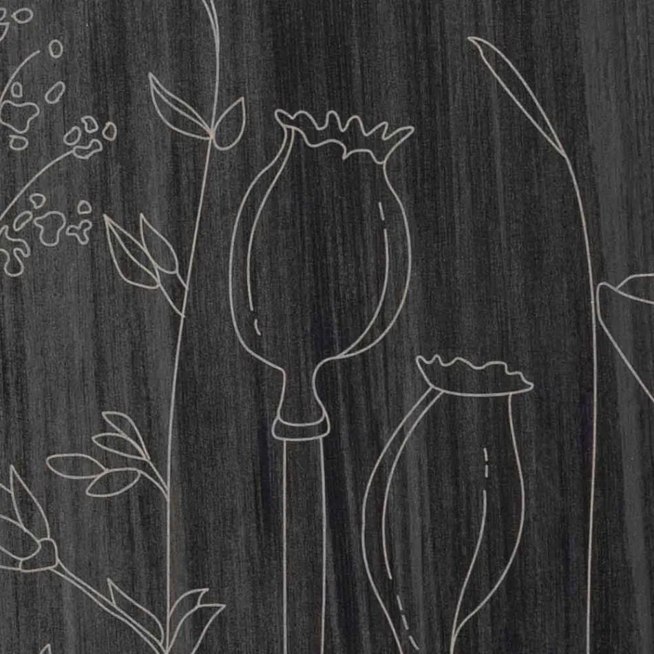 Modern väggklocka och lasergravering i rund design - Florinto Viadurini