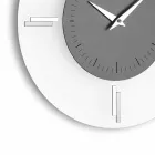 Rund väggklocka i metakrylat och aluminium Tillverkad i Italien - Syrien Viadurini