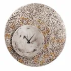 Väggklocka på två nivåer av design gjord i Italien Eccli Viadurini